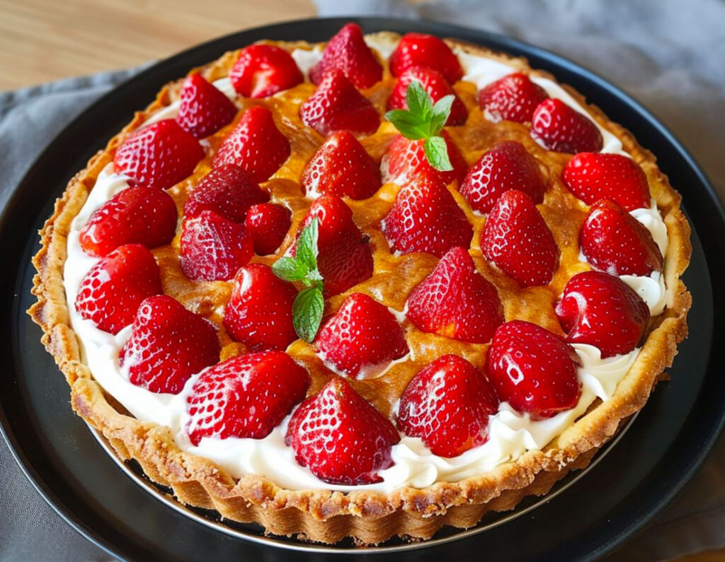 Tarte aux Fraises et aux Spéculoos sans Cuisson – Cuisine