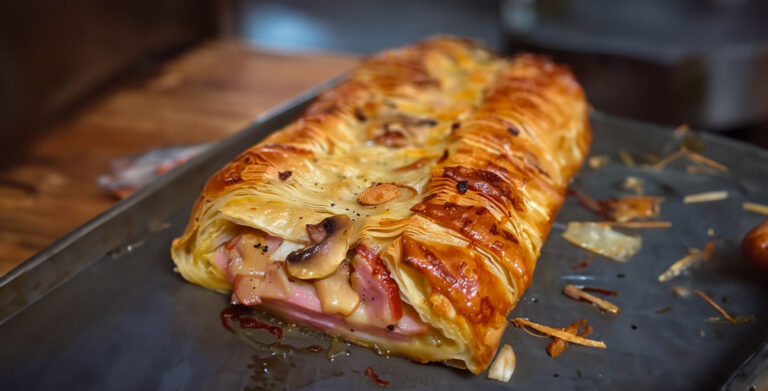 Jambon à La Crème Et Aux Champignons