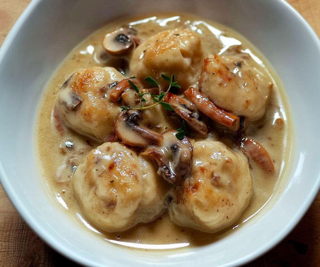 Paupiettes Crème et Champignons – Recette Tatagateau – Cuisine