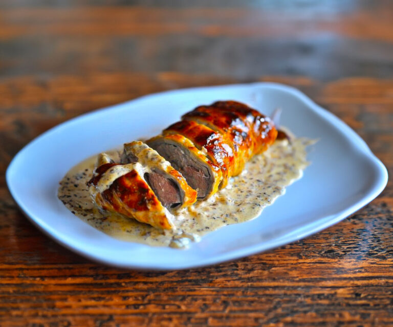 Filet Mignon en Croûte au Foie Gras et Sauce aux Morilles – Cuisine