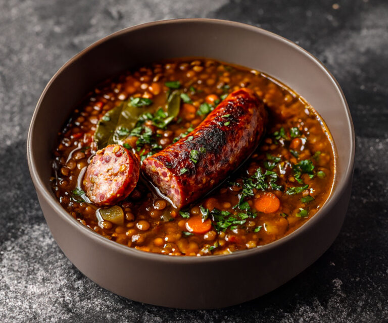Lentilles à la Saucisse de Morteau – Cuisine