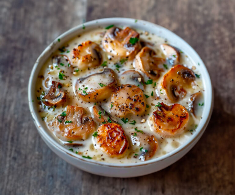Blanquette de Saint-Jacques aux Champignons et Légumes Croquants – Cuisine
